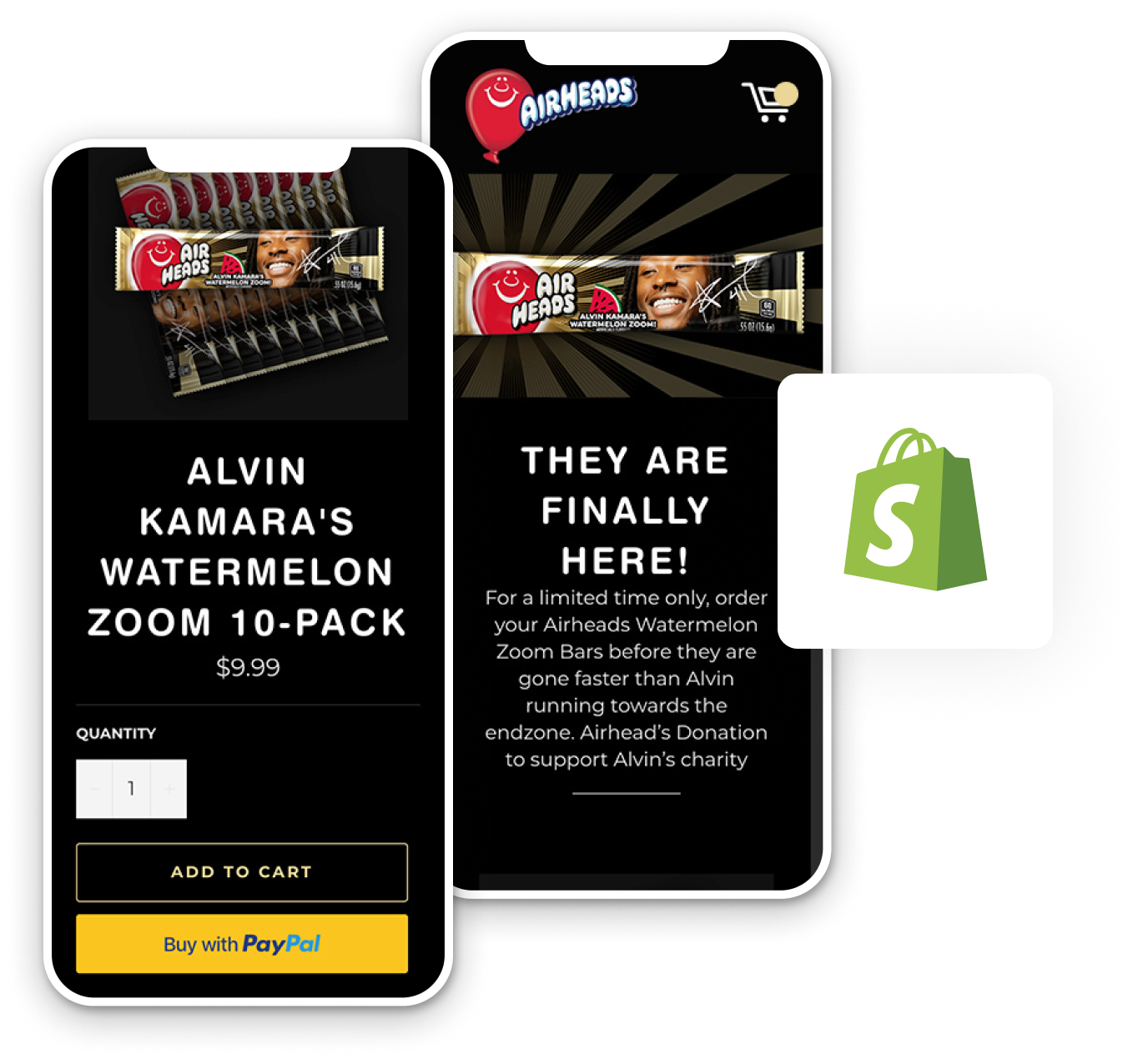 AirHeads Watermelon Zoom e-commerce site