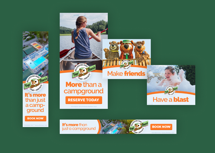 Jellystone Park display advertising