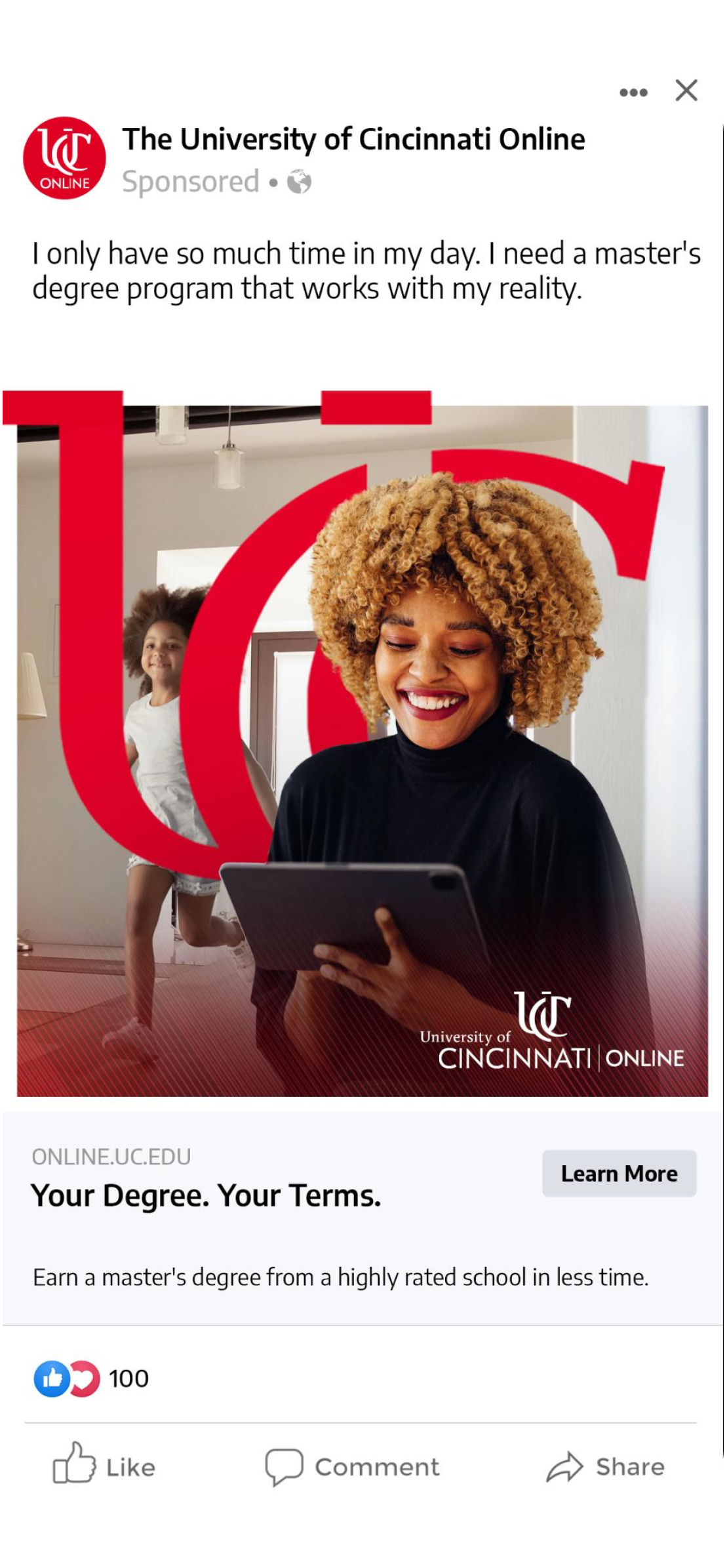 UC Online mobile campaign
