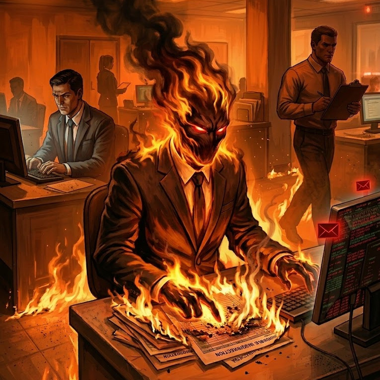 Invisible Incinerator character artwork
