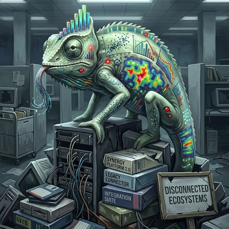 Data Chameleon character artwork