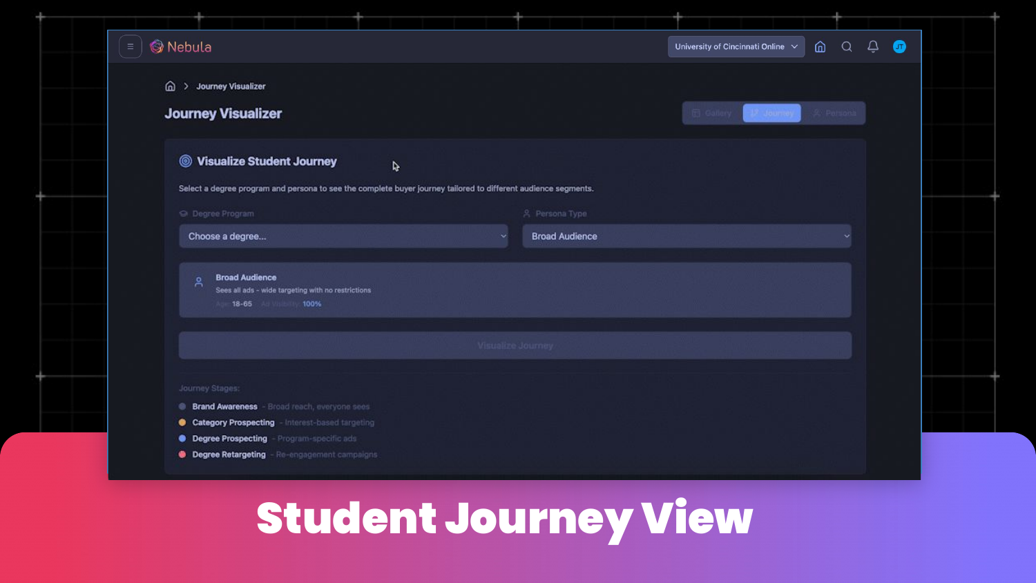 Student Journey View